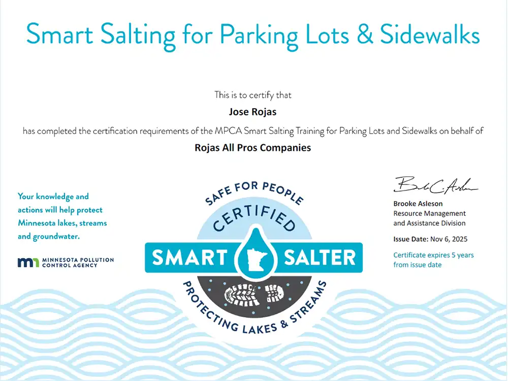 ROJAS is a Certified Smart Salter